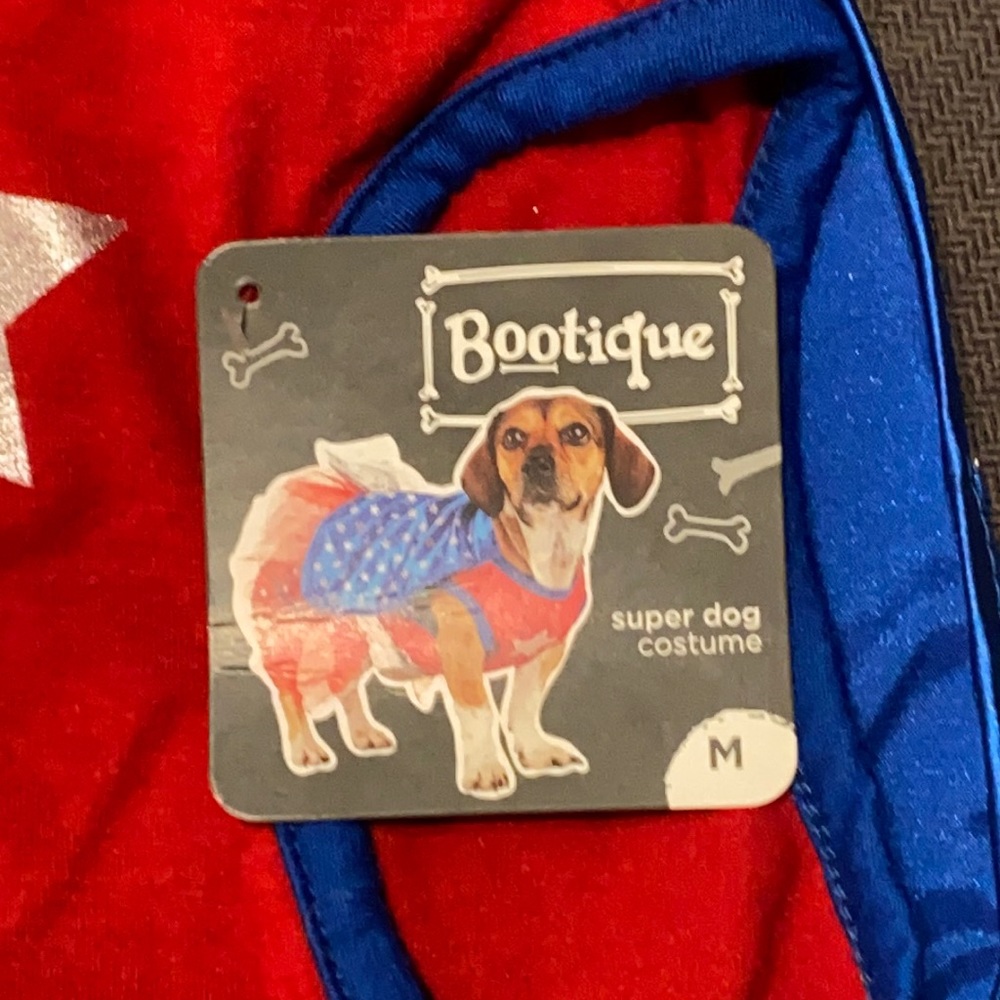 Bootique Super Dog Costume - Medium - new!